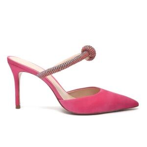 Schutz Pearl Leather Mule